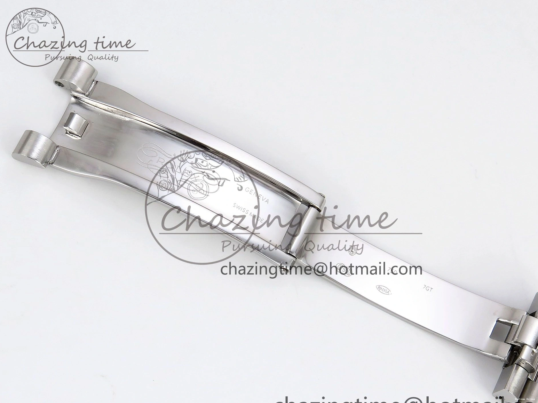 0213 Classic DayDate 40 SS JDF 904L Steel Black Roman Dial on President Bracelet VR3255 V3 (Gain Weight) 1434